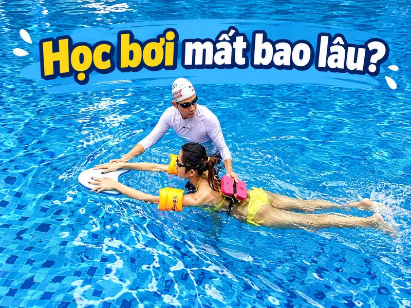 Học bơi mất bao lâu phụ thuộc mục tiêu và khả năng từng người
